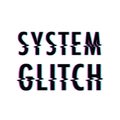 System glitch text Royalty Free Stock Photo