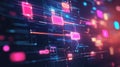 system layering workflow diagram Royalty Free Stock Photo