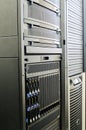 System storage and blade servers Royalty Free Stock Photo