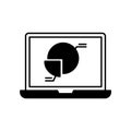 System Synchronisation Glyph Vector Icon that can easily edit or modify. Royalty Free Stock Photo