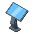 System touchscreen icon isometric vector. Mobile smart Royalty Free Stock Photo