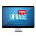 System Update computer sign