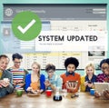 System Updated Improvement Change New Version Concept Royalty Free Stock Photo