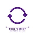 System upgrade pixel perfect RGB color ui icon Royalty Free Stock Photo