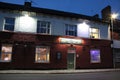 Syston District conservative club, High Street, taken at dusk