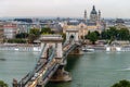 SzÃ©chenyi Chain Bridge Budapest HUngary Royalty Free Stock Photo