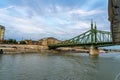 Szabadsag Bridge in Budapest, Hungary. Royalty Free Stock Photo