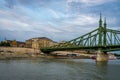 Szabadsag Bridge in Budapest, Hungary. Royalty Free Stock Photo