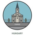 Szarvas. Cities and towns in Hungary Royalty Free Stock Photo