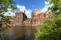 Szczecin. Historic factory ruins of old breweries