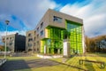 Szczecin, March 2018: Modern building complex of the research ce Royalty Free Stock Photo