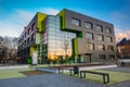 Szczecin, March 2018: Modern building complex of the research ce Royalty Free Stock Photo