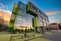 Szczecin, March 2018: Modern building complex of the research ce Royalty Free Stock Photo