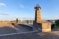 Szczecin. Panoramic view on Chrobry embankment and waterfront