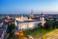 Szczecin, Poland. Aerial view of Pomeranian Dukes Castle