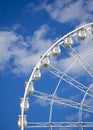 Szczecin, Poland - 6 August 2022: Ferris wheel in Szczecin