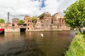 Szczecin. Historic factory ruins of old breweries