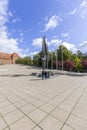 Monument to the Victims of December 1970, symbolic bronze sculpture on the Solidarity Square, Szczecin, Poland