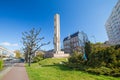 Szczecin / The Polish Soldiers place / communist monument Royalty Free Stock Photo