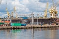 Szczecin shipyard Stocznia Szczecinska SA. Poland. 08-28-2017.