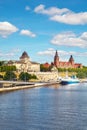 Szczecin waterfront with Chrobry Embankment, Poland