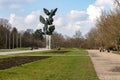 Szczecin, zachodniopomorskie / Poland - March, 5, 2020: Monument to the Action of Poles in Szczecin. A place of national memory in