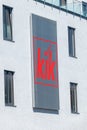 Logo and sign of the German textile discount store chain KIK