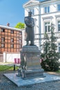 Statue and monument of marshal Jozef Pilsudski Royalty Free Stock Photo