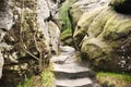 Szczeliniec Wielki in Gory Stolowe mountains, Poland