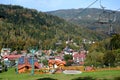 Szczyrk in Poland Beskidy Mountains Royalty Free Stock Photo