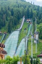 Beskid Olympians Skalite Ski Jumping Hill Royalty Free Stock Photo