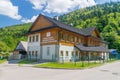 Building of Skalite ski jump complex named after the Beskid Olympians