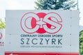Emblem of Central Sports Center - Olympic Preparation Royalty Free Stock Photo