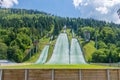 Skalite ski jump complex named after the Beskid Olympians at summer time