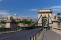 Szechenyi Chain Bridge and Buda Castle