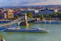 Szechenyi Chain Bridge in Budapest