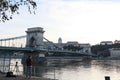 Szechenyi Chain Bridge, Budapest, Hungary Royalty Free Stock Photo