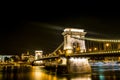 Szechenyi Chain Bridge Royalty Free Stock Photo