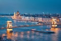 Budapest at twilight