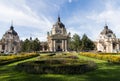 Szechenyi Medicinal Bath in Budapest. Medicinal bath Budapest Hungary. Artesian spa Hungary. Royalty Free Stock Photo