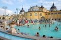The Szechenyi Spa in Budapest Royalty Free Stock Photo