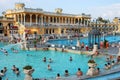The Szechenyi Spa in Budapest Royalty Free Stock Photo