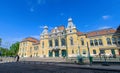 The Railway station in Szeged, Hungary Royalty Free Stock Photo