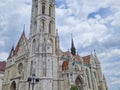 Szent MÃÂ¡tyÃÂ¡s church (MÃÂ¡tyÃÂ¡s templom) in the Fisherman\'s Bastion in Budapest