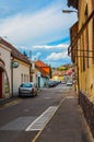 Szentendre city street Hungaria summer vertival photo