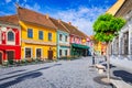 Szentendre, Hungary. Fo Ter of historical city, Danube riverbank, Budapest Royalty Free Stock Photo