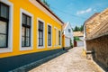 Szentendre medieval old town alley in Hungary Royalty Free Stock Photo