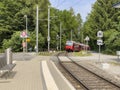 SZU Be 510 a pair of dual voltage units in Uitikon Waldegg station.