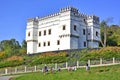 Szymbark, Poland - October 22, 2020: Renaissance fortified manor house.