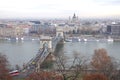 SzÃÂ©chenyi chain bridge On the danube budapest hungary